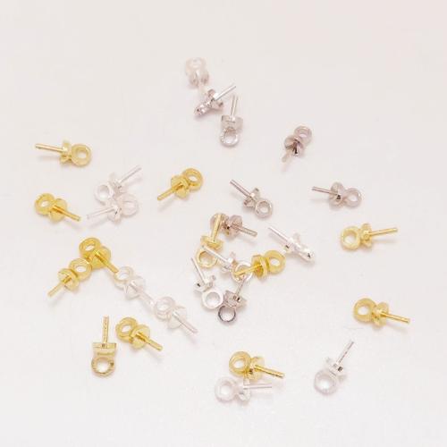 Держатель кулона (Бейл) с винтовым штифтом цвета латунь , Латунь, Другое покрытие, DIY & разный размер для выбора, Много цветов для выбора, продается PC[