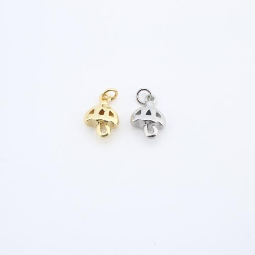 Латунные ювелирные кулоны, Латунь, Зонтик, плакирован золотом, DIY, Много цветов для выбора продается PC