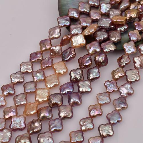 Natürliche Süßwasser, lose Perlen, Natürliche kultivierte Süßwasserperlen, Barock, goldfarben plattiert, DIY, keine, 约13mm, Länge:40 cm, verkauft von Strang