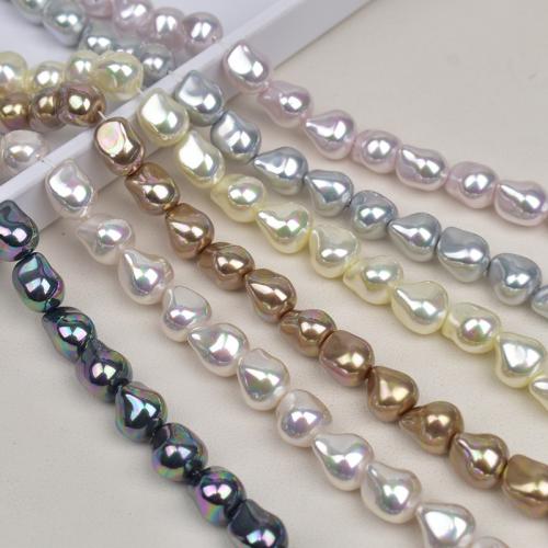 Жемчужные бусины из стекла, Стеклянный жемчуг, Барокко, DIY, Много цветов для выбора длина:40 см, продается Strand