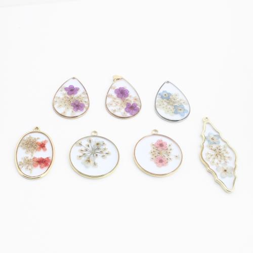 銅 ペンダント, とともに ドライフラワー & 樹脂, メッキ, DIY & 異なるスタイルを選択, 売り手 パソコン