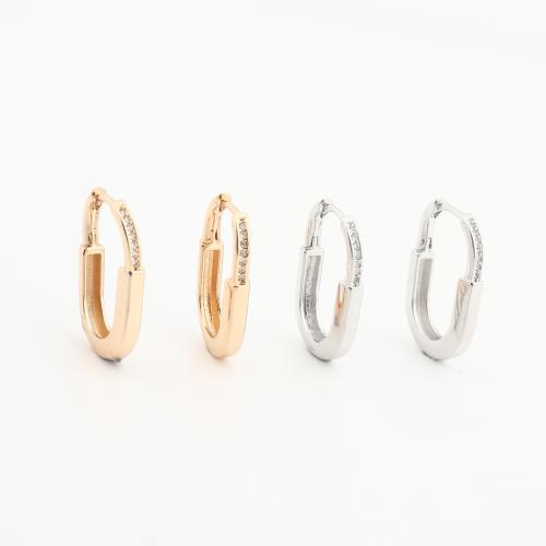 laiton boucle d'oreille leverback, Placage, pour femme & avec strass, plus de couleurs à choisir Vendu par sac