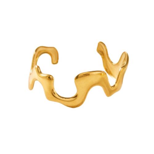 304 Edelstahl Armreif, plattiert, Modeschmuck & für Frau, keine, Innendurchmesser:ca. 62mm, verkauft von PC