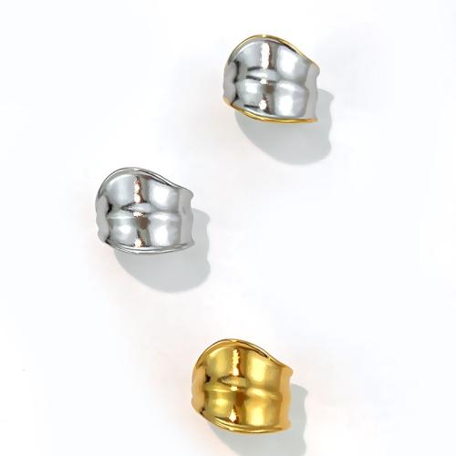 acero inoxidable 304 Anillo de dedo Cuff, chapado, Joyería & para mujer, más colores para la opción, Vendido por UD