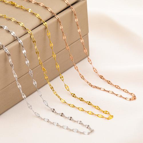 304 Stainless Steel Necklace, with 5cm extender chain, plated, fashion jewelry & for woman Approx 40 cm 