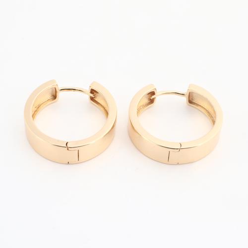Brass Huggie Hoop Earring, gold color plated, fashion jewelry & for woman 