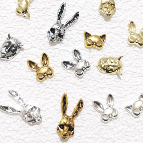 ポリマー粘土ネイルアートします, 亜鉛合金, メッキ, DIY & 異なるスタイルを選択, 無色, 10パソコン/バッグ, 売り手 バッグ