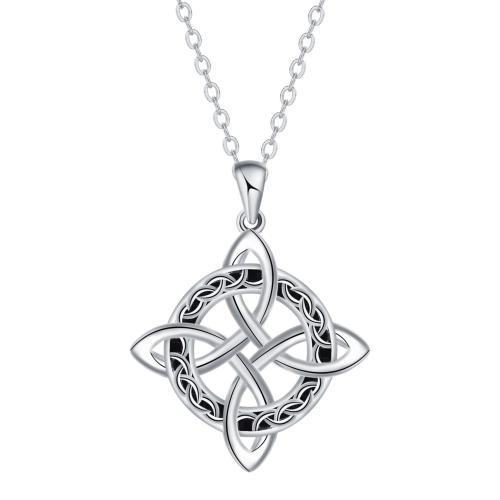 Cubic Zircon Micro Pave Brass Necklace, with stainless steel chain, with 5cm extender chain, silver color plated, oval chain & micro pave cubic zirconia & for woman & enamel Approx 45 cm 