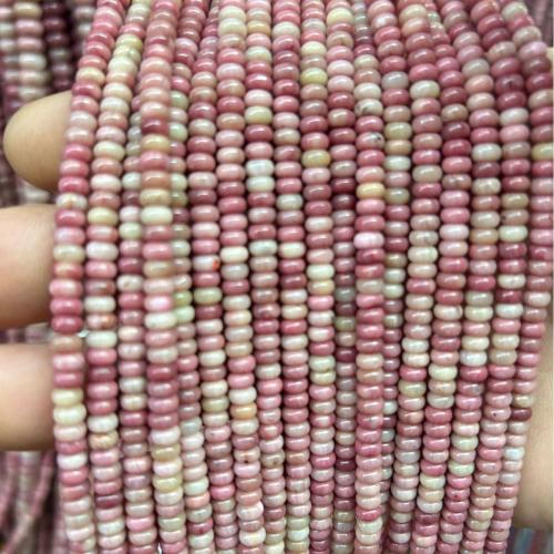 Grain Stone Beads, polished, DIY red Approx 38 cm 