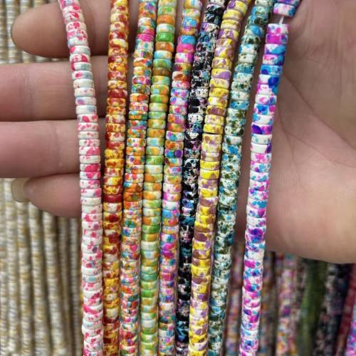 Synthetic Turquoise Beads, polished, DIY Approx 38 cm 