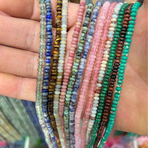 Single Gemstone Beads, Abacus, polished, DIY Approx 38 cm 