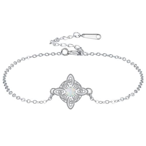 キュービックジルコニアマイクロパヴェブラスブレスレット, 銅, とともに ステンレス スチール チェーン, シルバーメッキ, 調節の可能性がある & 楕円形の鎖 & マイクロパヴェジルコニア & 女性用 長さ:約 17 センチ, 売り手 ストランド