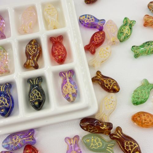Animal Lampwork Beads, Fish, DIY Approx 1mm 
