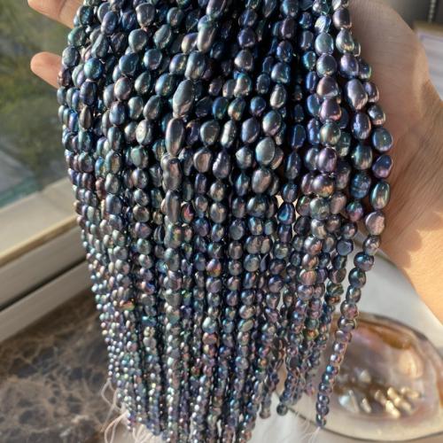 Keshi Cultured Freshwater Pearl Beads, Nuggets, DIY, malachite green, beads size 7-8mm Approx 36 cm 