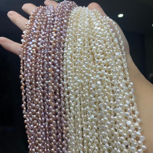 Keshi Cultured Freshwater Pearl Beads, DIY & top drilled beads size 3-4mm Approx 37 cm 