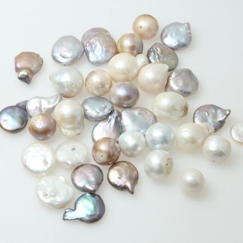 Baroque Cultured Freshwater Pearl Beads, random style & DIY & mixed, beads size 10-12mm Approx 0.8-1mm 