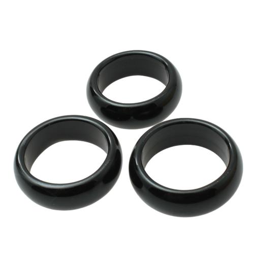 Ágata negra anillo, Joyería & unisexo, tamaño:8-10.5, Vendido por UD[