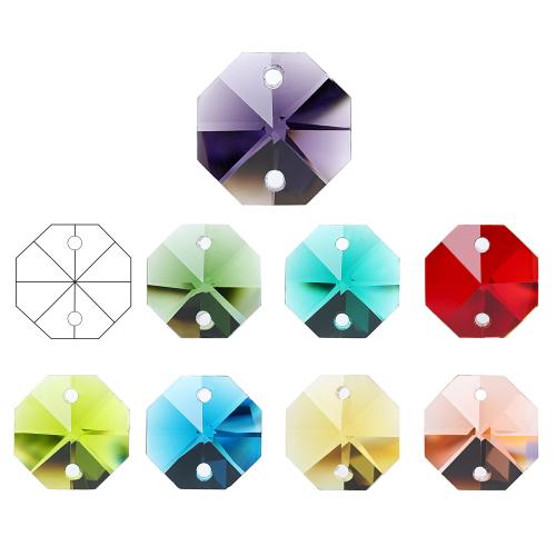 クリスタル　ジュエリー ペンダント, クリスタル, 幾何学パターン, DIY & 異なるスタイルを選択, 色があるカード, 14mm, 200パソコン/バッグ, 売り手 バッグ