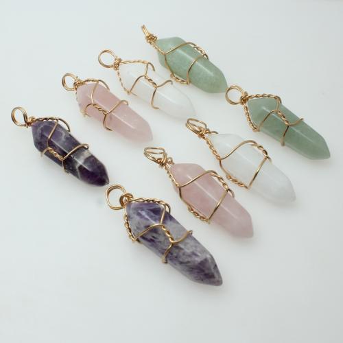 Colgantes semi piedras preciosas de la aleación de Zinc, con aleación de zinc, Patrón Geométrico, Bricolaje & diferentes materiales para la opción, 36x12mm, Vendido por UD