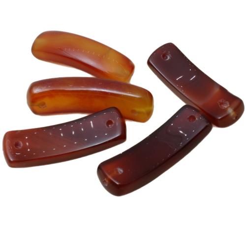 Conector de piedras preciosas, Piedra natural, enviado al azar & Bricolaje, 36x10mm, Vendido por UD