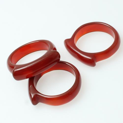 Ágata anillo, enviado al azar & unisexo, tamaño:8-10.5, Vendido por UD