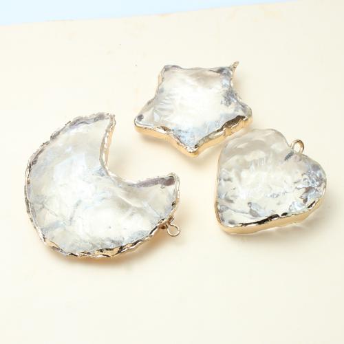 Colgantes de ópalo, Ópalo, chapado en color dorado, Bricolaje & diferentes estilos para la opción, Vendido por UD