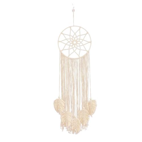 Fashion Dreamcatcher, Baumwollfaden, mit Eisen, Traumfänger, beige, 1150x300mm, verkauft von PC