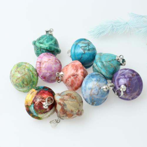 Imperial-Jaspis Anhänger, Impression Jaspis, DIY, keine, 20x22mm, verkauft von PC