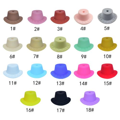 Silikon Perlen Schmuck, FDA Silikon, Hut, DIY, keine, 26x13mm, verkauft von PC