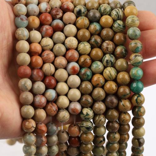 Single Gemstone Beads, Koreite, Round, DIY 