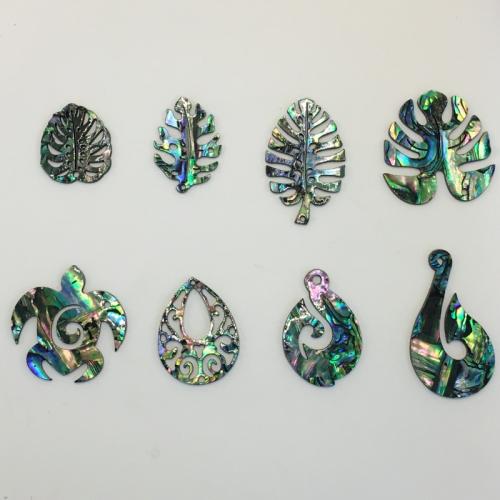 Кулон с абалоном  , Раковина морское ушко, резной, DIY & разные стили для выбора, продается PC