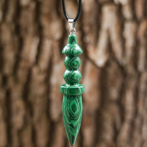 Gemstone Pendulum Pendant, DIY 