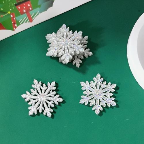 Acrylic Jewelry Pendant, Snowflake, Christmas Design & DIY 