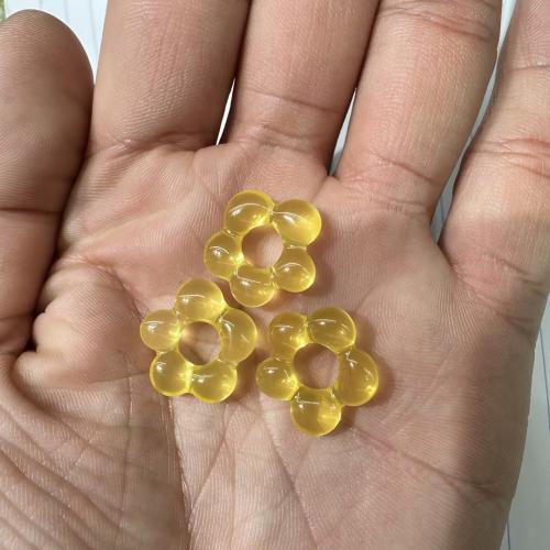 Resin Jewelry Pendant, Flower, DIY Approx 6mm 