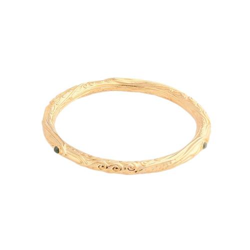 Zinc Alloy Bangle, sang gold plated, Unisex & with rhinestone 