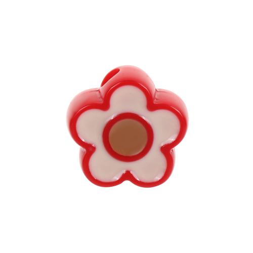 Émail acrylique perles, fleur, DIY & émail, plus de couleurs à choisir, 20mm, Vendu par PC