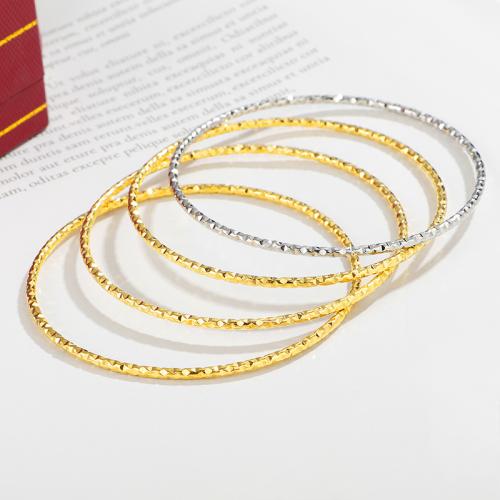 Acier inoxydable 304 bracelet ordinaire, Placage, bijoux de mode & pour femme, plus de couleurs à choisir, Vendu par PC