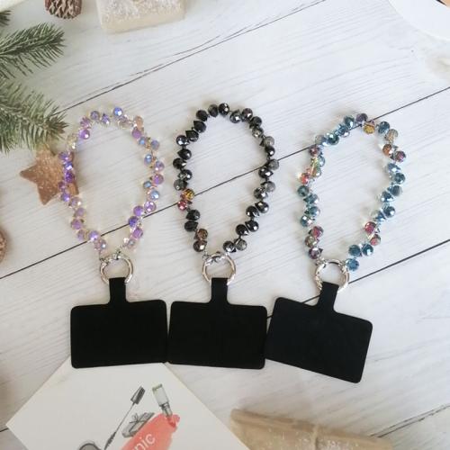 pententif émail de téléphone portable, cristal, avec plastique ABS & alliage de zinc, fait à la main, pour femme, plus de couleurs à choisir Vendu par PC