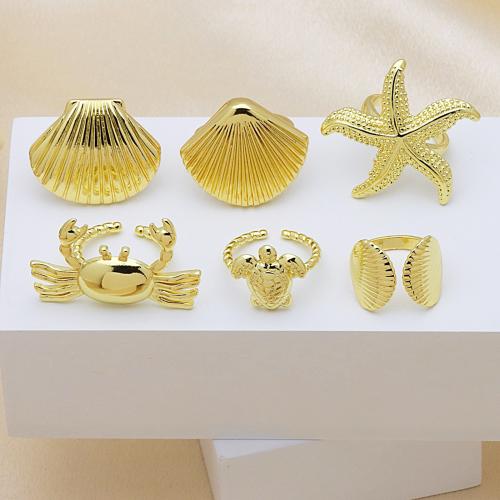 Messing Fingerring, 18K vergoldet, verschiedene Stile für Wahl & für Frau, keine, verkauft von PC