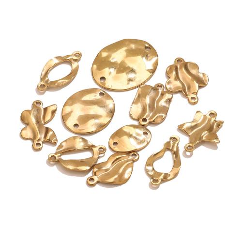 Stainless Steel Charm Connector, 304 Stainless Steel, plated, DIY 