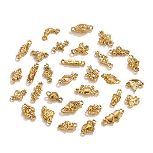 Connecteur de charme en acier inoxydable, Acier inoxydable 304, Placage, DIY & styles différents pour le choix, Vendu par PC