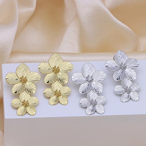 pendiente de gota colgando de latón, metal, chapado, diferentes estilos para la opción & para mujer, más colores para la opción, Vendido por Par