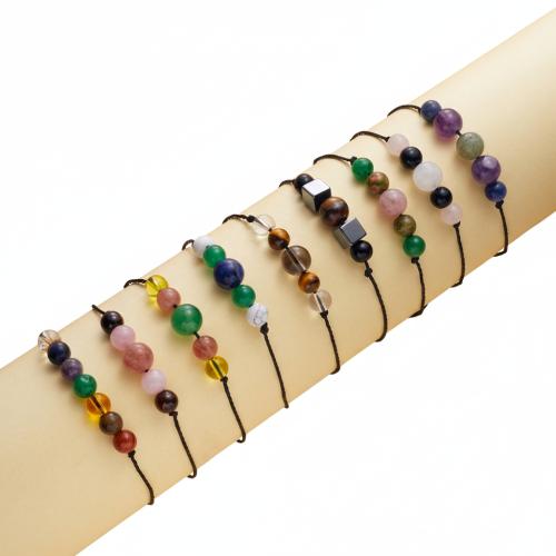 pierre gemme bracelet, unisexe & styles différents pour le choix Environ 15-30 cm, Vendu par PC[