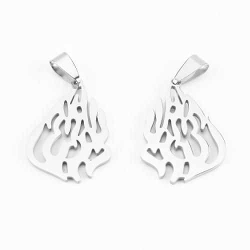 Pendentifs en acier inoxydable, Acier inoxydable 304, DIY, couleur originale Vendu par PC