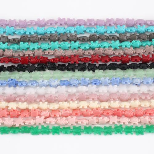 Solid Color Resin Beads, Turtle, DIY beads size Approx 38 cm 