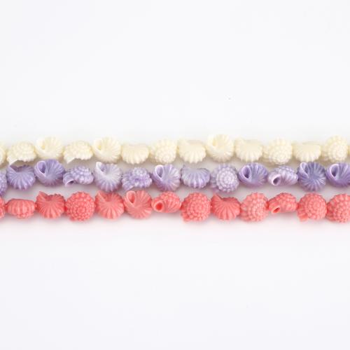 Solid Color Resin Beads, Conch, DIY beads size Approx 39 cm 