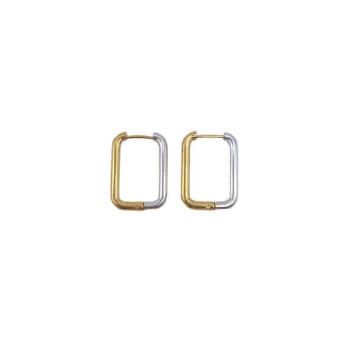 Stainless Steel Drop Earring, 304 Stainless Steel, gold color plated, fashion jewelry 