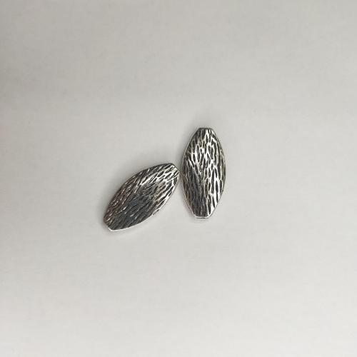 Swarovski® Elements #3400 Kristall mit Strass Perlen, Verkupferter Kunststoff, plattiert, DIY, keine, 29.91x14.72x4.33mm, 1000PCs/Tasche, verkauft von Tasche