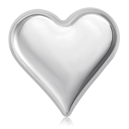 亜鉛合金 ブローチ, ハート形, メッキ, ファッションジュエリー & 女性用, 無色 売り手 パソコン