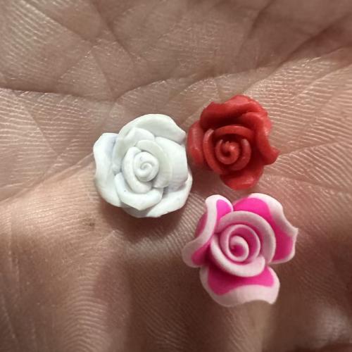 Flower Polymer Clay Beads, DIY [
